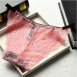 蕾絲透膚腰帶低腰三角內褲
