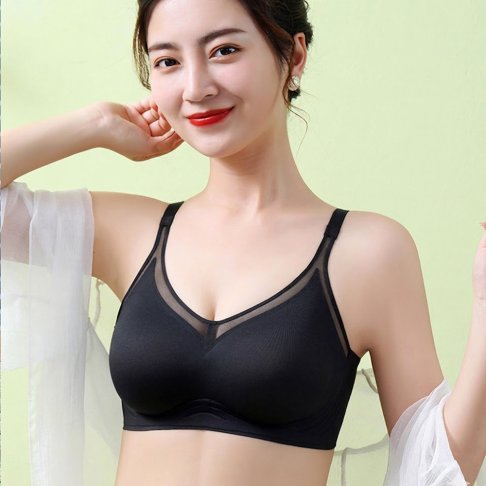 薄網紗邊果凍無痕內衣