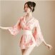 性感櫻花貓印花情趣和服套裝