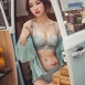 性感蕾絲貝殼無鋼圈成套內衣