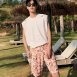 情侶泳衣(女短裙三件式、男海灘褲)