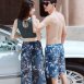 情侶泳衣(女長褲三件式、男海灘褲)