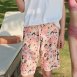 情侶泳衣(女長褲三件式、男海灘褲)