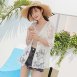 蕾絲玫瑰花短版開衫防曬外罩罩衫