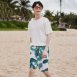 情侶泳衣(女長裙三件式+男海灘褲)