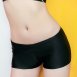 素面鬆緊平口四角女泳褲
