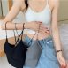 冰絲涼感無痕美背交叉背心小可愛